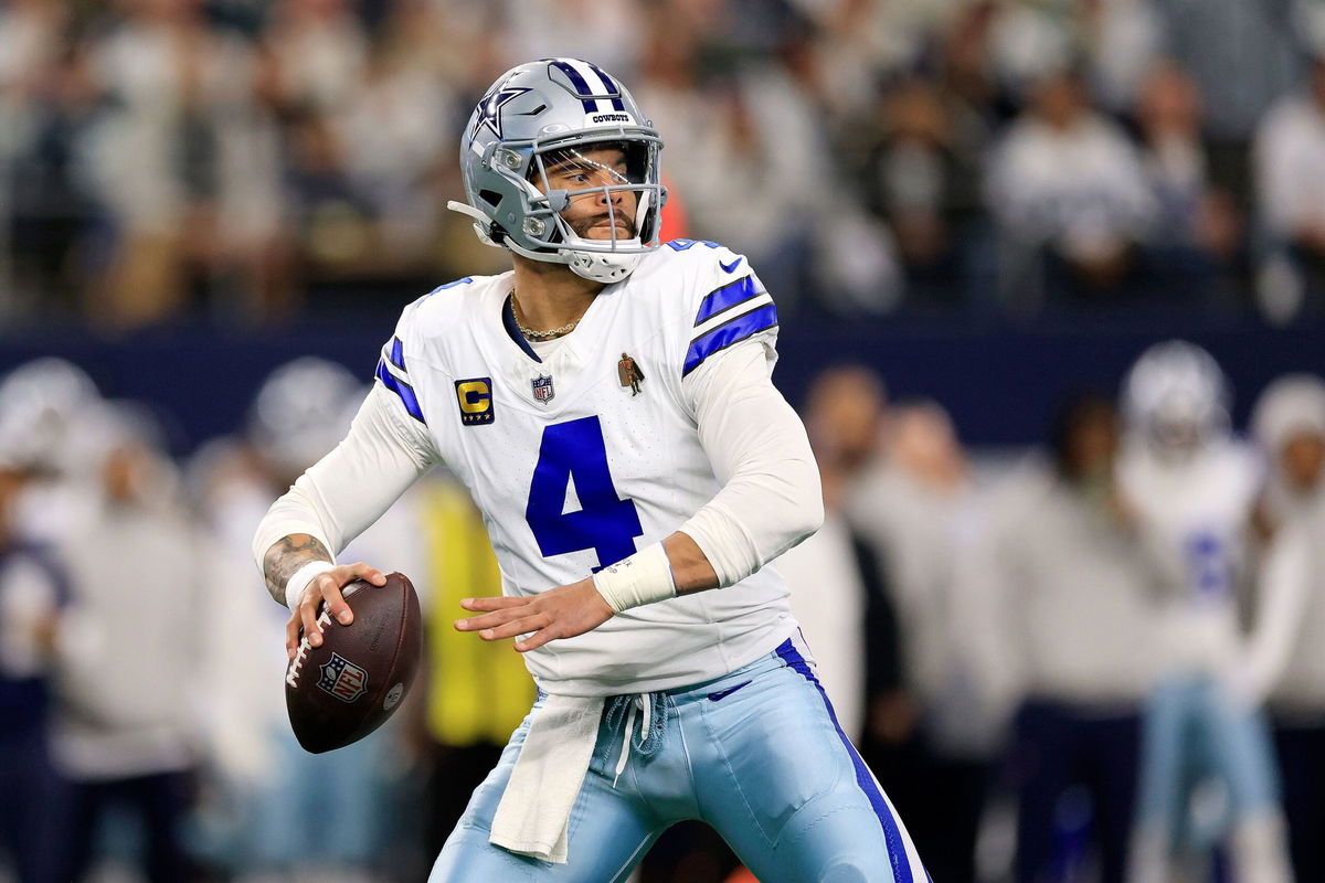 <i>Ron Jenkins/Getty Images via CNN Newsource</i><br/>Dak Prescott of the Dallas Cowboys