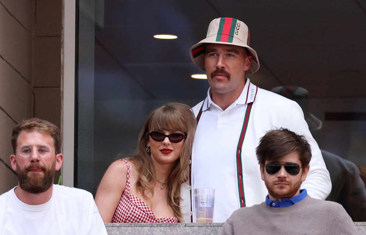 <i>Angela Weiss/AFP/Getty Images via CNN Newsource</i><br/>Matthew McConaughey at the US Open final in New York on Sunday.