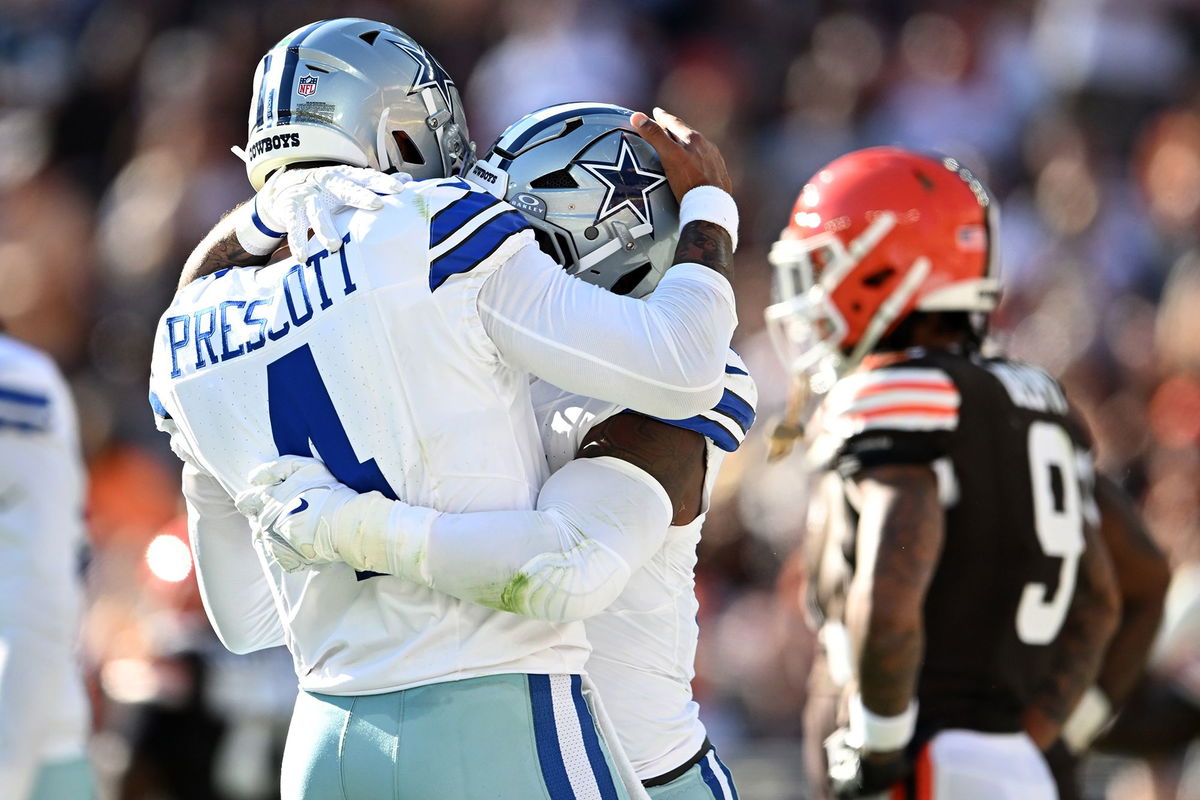 <i>Justin Casterline/Getty Images via CNN Newsource</i><br/>Stroud (left) and Richardson (right) both have bright futures in the NFL.