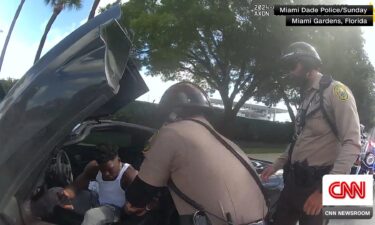 Miami-Dade police release the body-cam footage showing the traffic stop and brief detainment of NFL player Tyreek Hill.