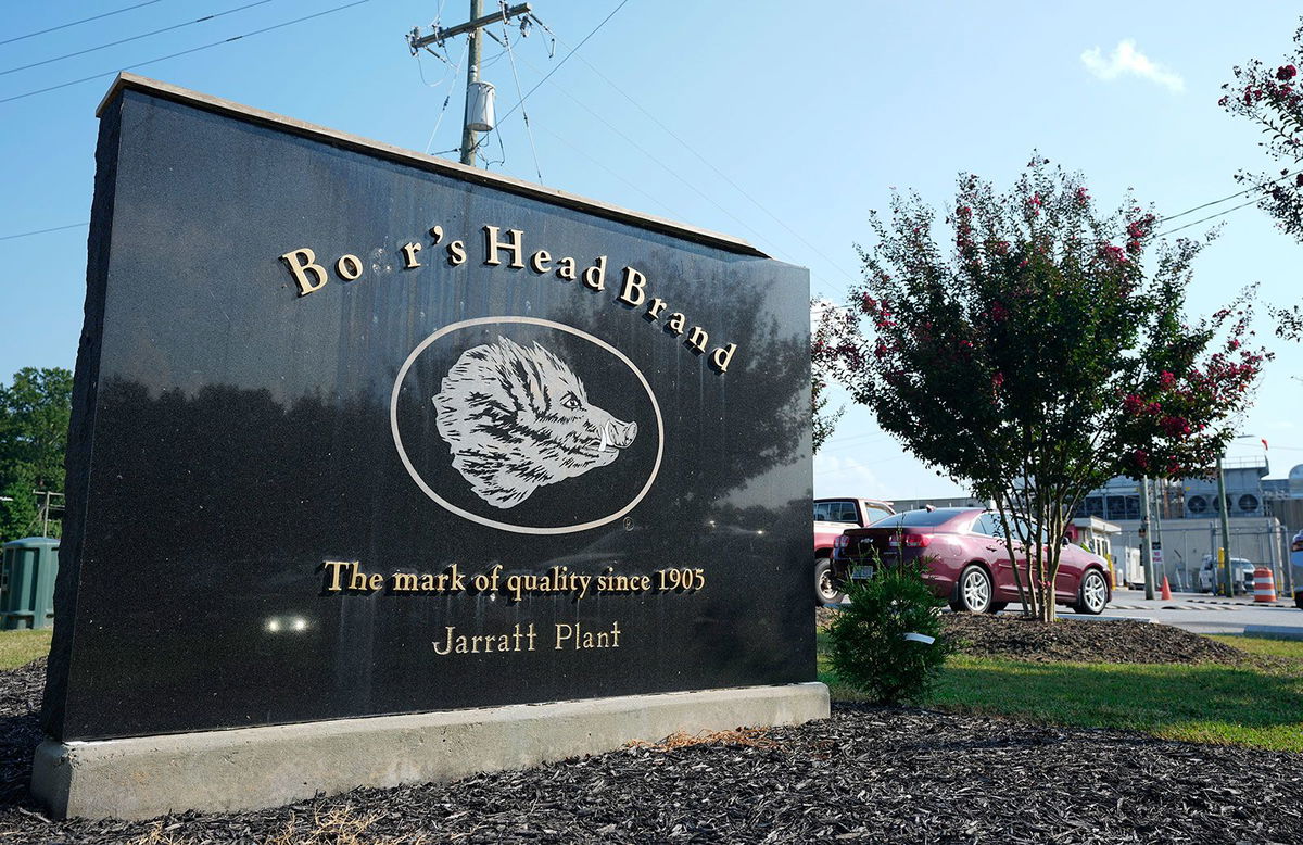 <i>Steve Helber/AP/File via CNN Newsource</i><br/>Operations at a Boar's Head plant in Jarratt