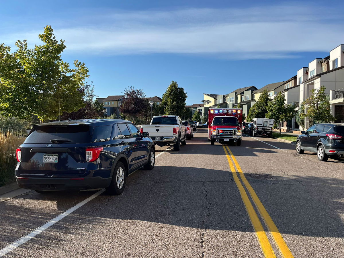 <i>Broomfield Police via CNN Newsource</i><br/>Emergency responders work the scene of a shooting in Broomfield