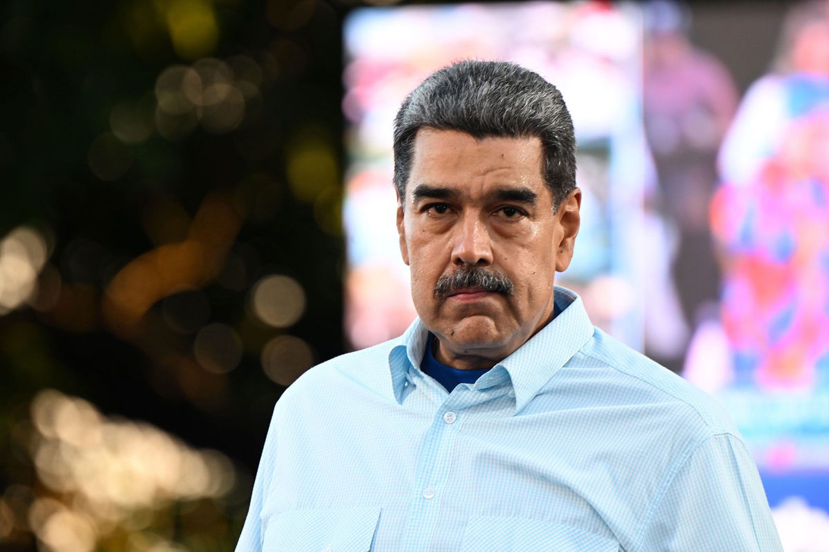 <i>Alfredo Lasry R/Getty Images via CNN Newsource</i><br/>President of Venezuela Nicolás Maduro on August 17