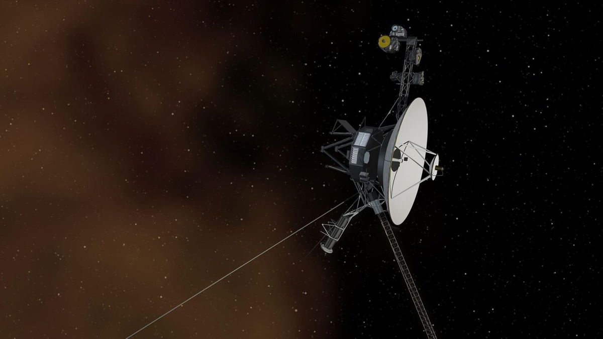 <i>NASA/JPL-Caltech via CNN Newsource</i><br />An artist's concept depicts NASA's Voyager 1 spacecraft entering interstellar space