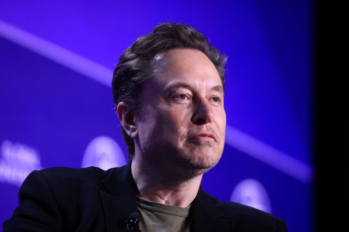 <i>David Swanson/Reuters via CNN Newsource</i><br/>Elon Musk looks on during the Milken Conference 2024 Global Conference Sessions in Beverly Hills