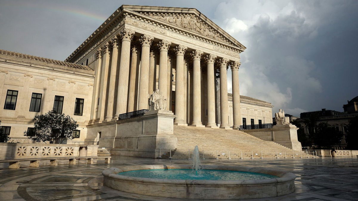 <i>Kevin Dietsch/Getty Images via CNN Newsource</i><br/>The U.S. Supreme Court in Washington