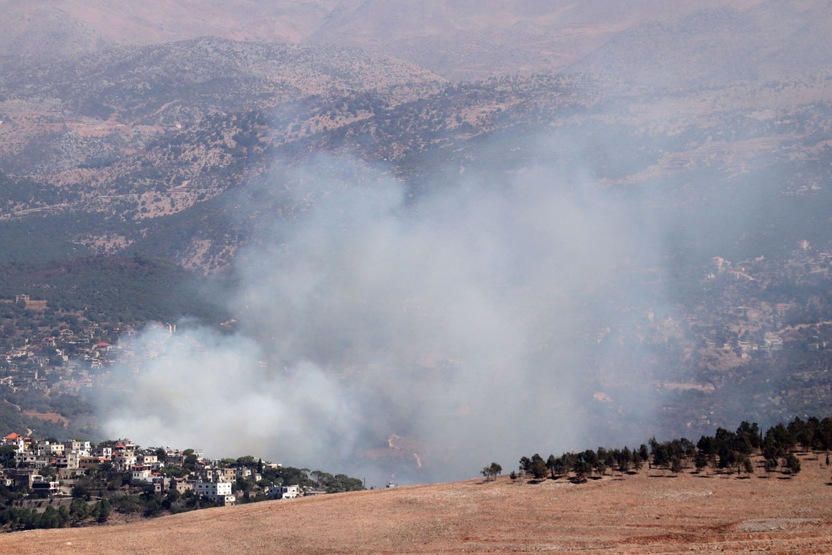 <i>Rabih Daher/AFP/Getty Images via CNN Newsource</i><br/>A file image of the site of an Israeli airstrike on the outskirts of the southern village of Rachaya al-Fukhar on September 11.