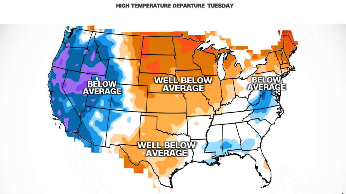 <i>CNN Weather via CNN Newsource</i><br/>Visitors to Yosemite National Park may encounter snow as they drive through the park. Up to 2 inches of snow is possible from Tuolumne Meadows and Tioga Pass