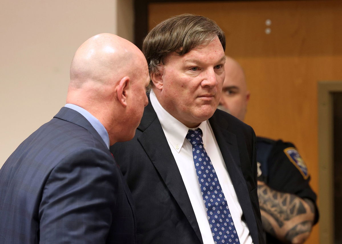 <i>James Carbone/Pool/Getty Images via CNN Newsource</i><br/>Rex Heuermann has pleaded not guilty to the murders of six women.