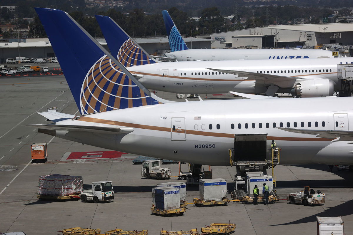 <i>Justin Sullivan/Getty Images/File via CNN Newsource</i><br/>The FAA is investigating after two passengers were injured on a United Airlines flight last week.