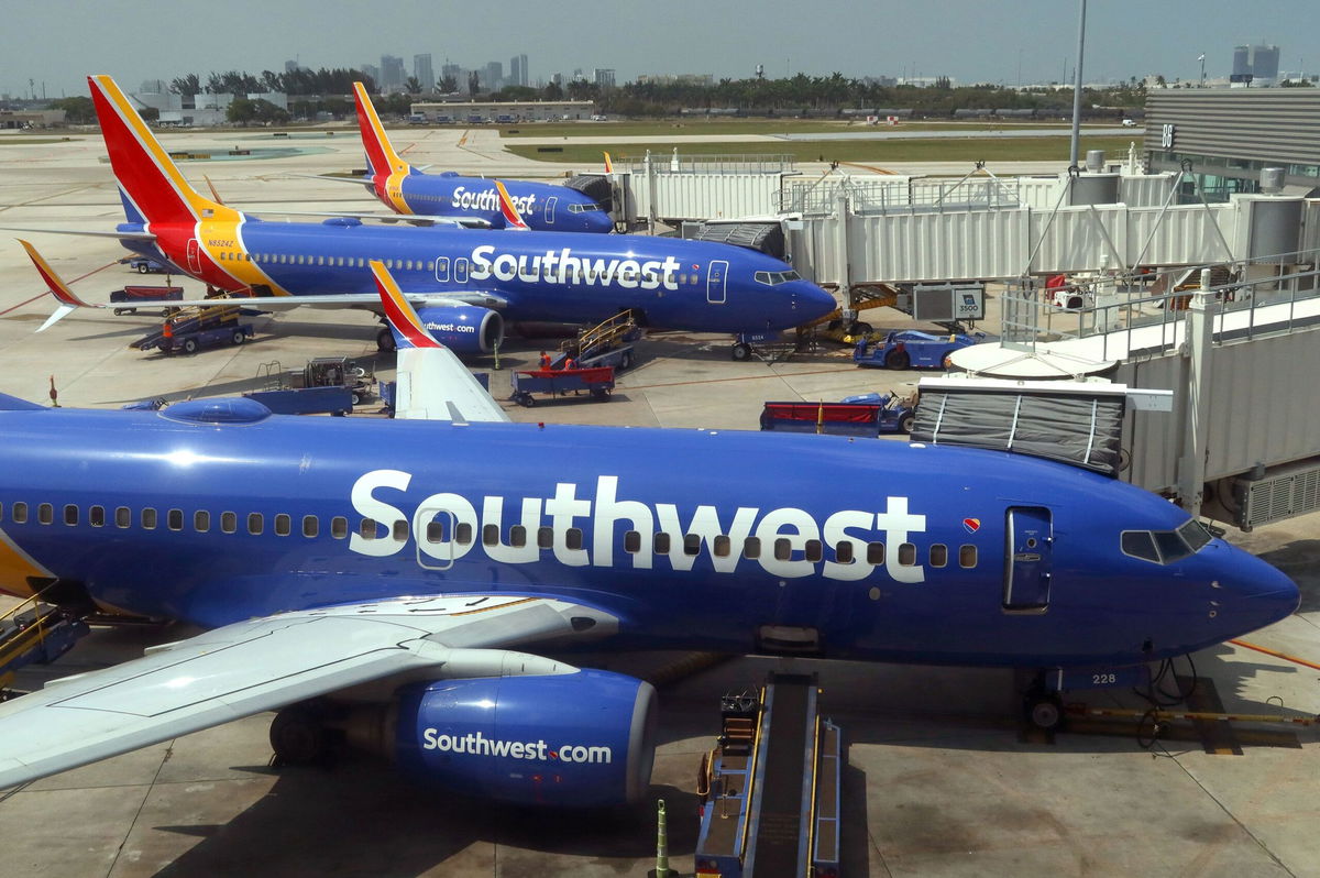 <i>Gary Hershorn/Corbis News/Getty Images via CNN Newsource</i><br/>Southwest Airlines announced September 26 it will not have assigned seats available until early 2026.