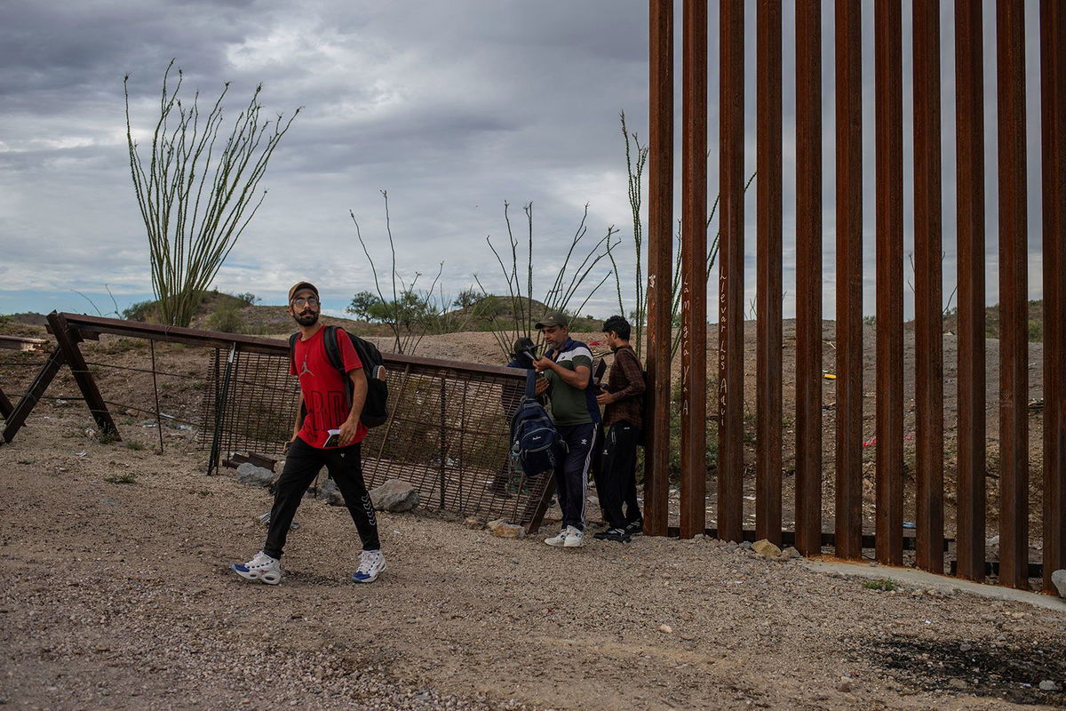 Migrant crossings at the US’ southern border drop again amid campaign