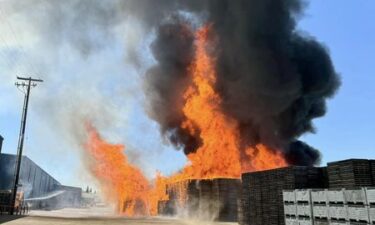 Crews are investigating two fires at commercial properties in Lodi as arson