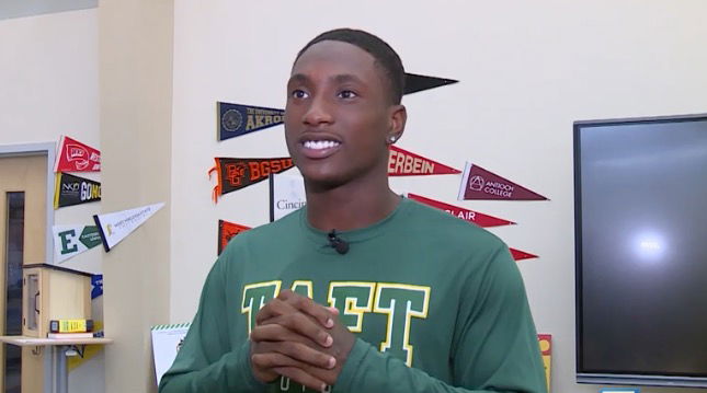 <i>WLWT via CNN Newsource</i><br/>A local high school is making waves online for all the right reasons. Taft High School is going viral