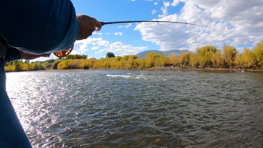 Fly fishing in South Fork, CO