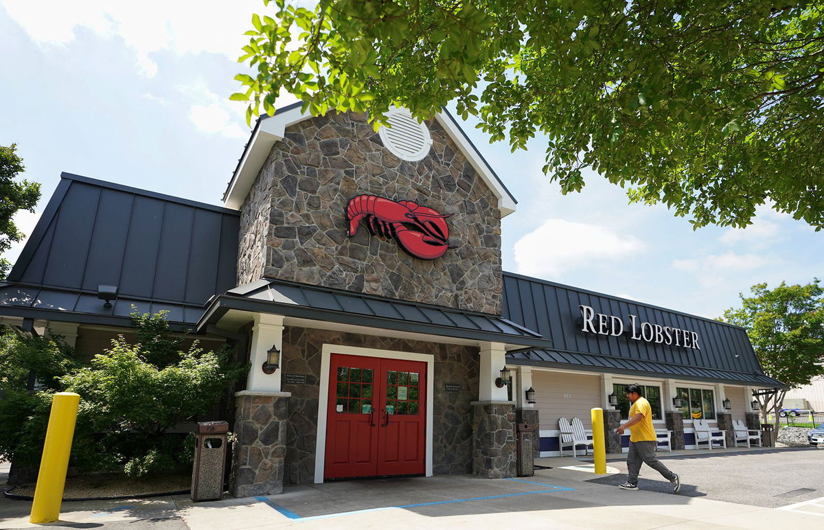 <i>Brandon Bell/Getty Images via CNN Newsource</i><br/>A Red Lobster in Austin