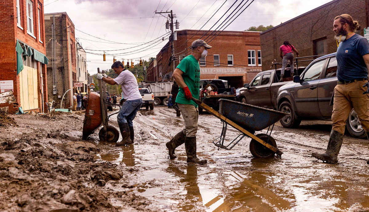 <i>Travis Long/The News & Observer/TNS/Getty Images via CNN Newsource</i><br/>Local officials and relief agencies are urging residents to verify the information they are sharing or repeating about Helene. In this October 1 photo