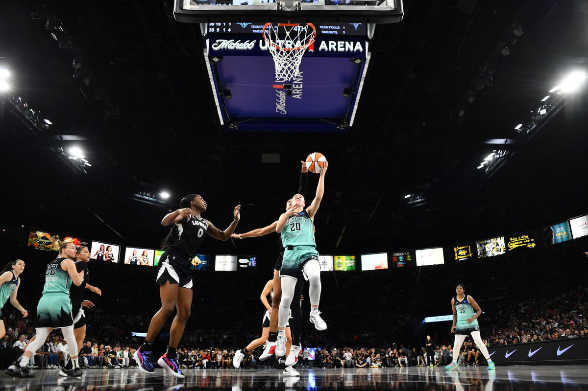 <i>M. Anthony Nesmith/Icon Sportswire/Getty Images via CNN Newsource</i><br/>Napheesa Collier scored 26 points for the Minnesota Lynx.