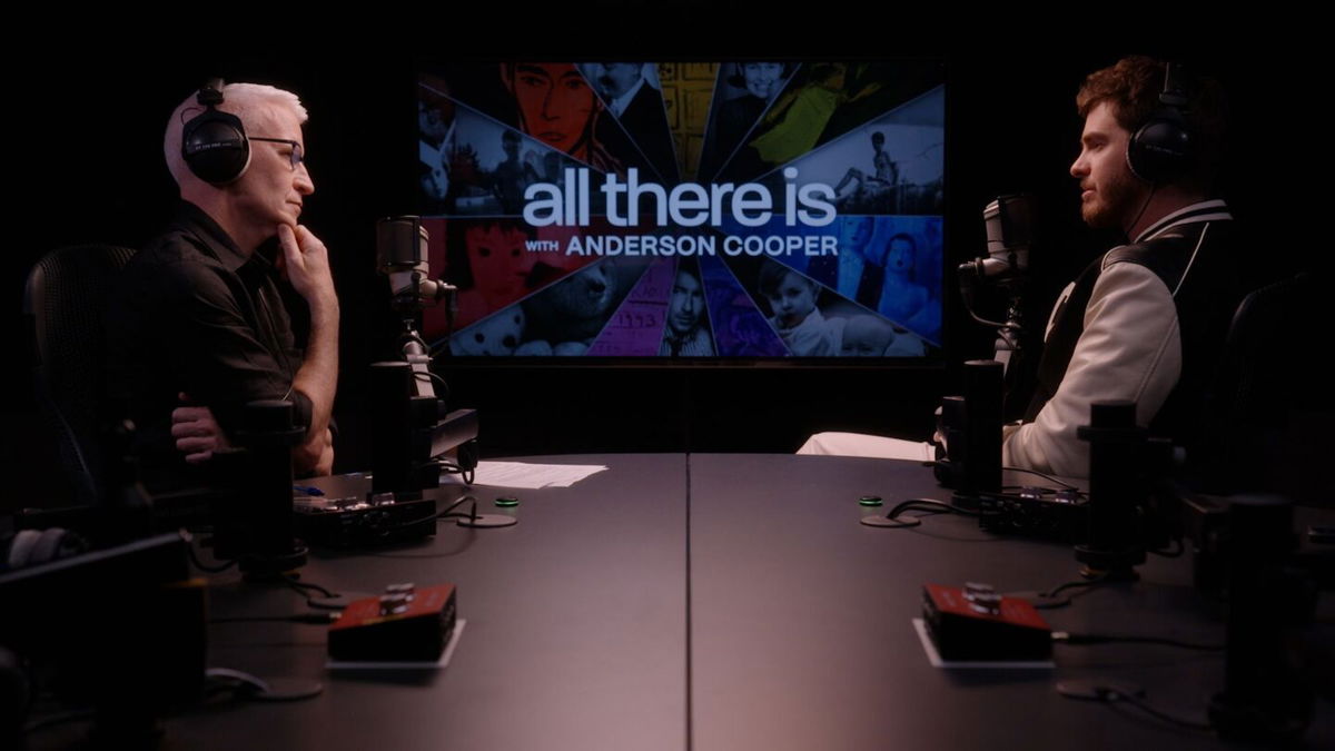 <i>CNN via CNN Newsource</i><br/>Anderson Cooper's All There Is podcast with Andrew Garfield.