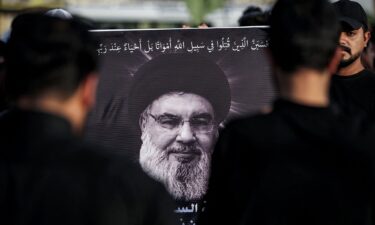 A picture of Hassan Nasrallah