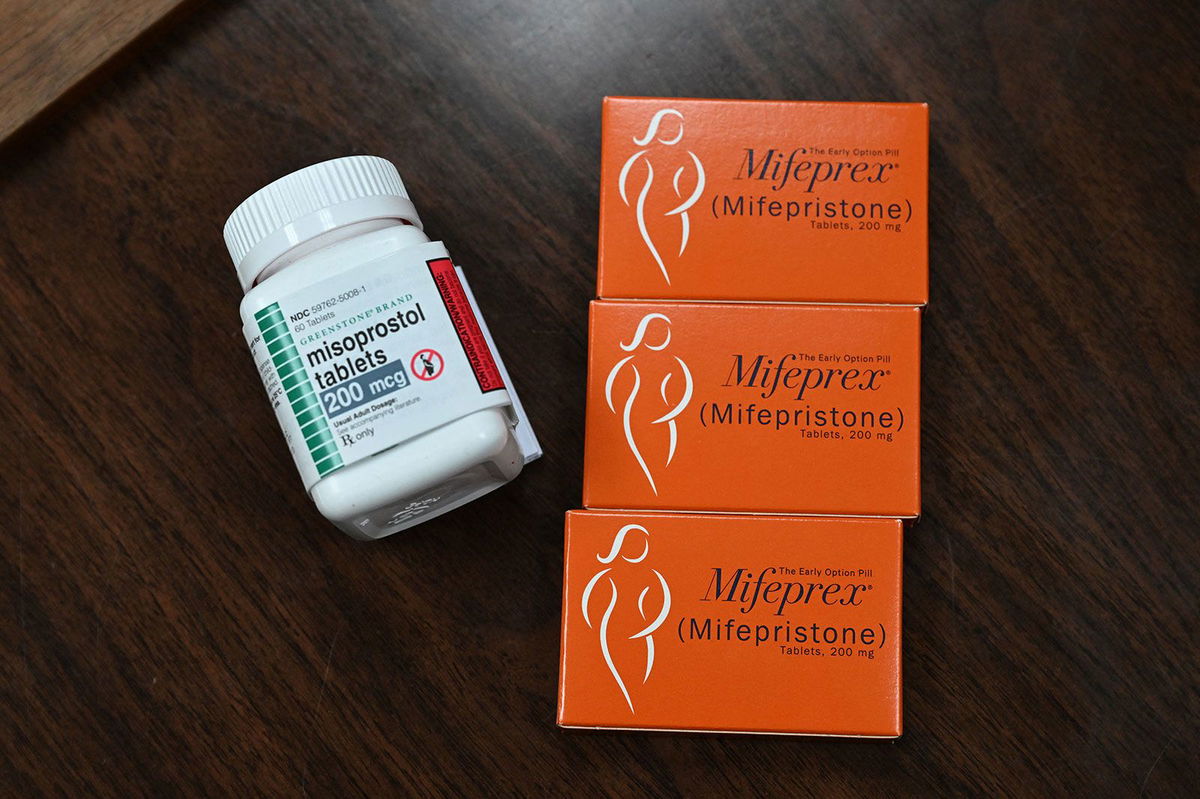 <i>Robyn Beck/AFP/Getty Images/File via CNN Newsource</i><br/>Mifepristone and misoprostol