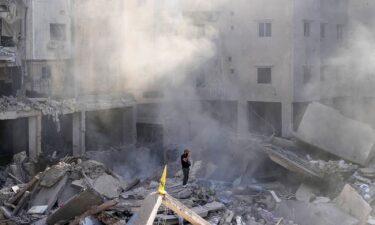 Smoke billows after an Israeli strike on a village near the southern Lebanese city of Tyre on September 29.