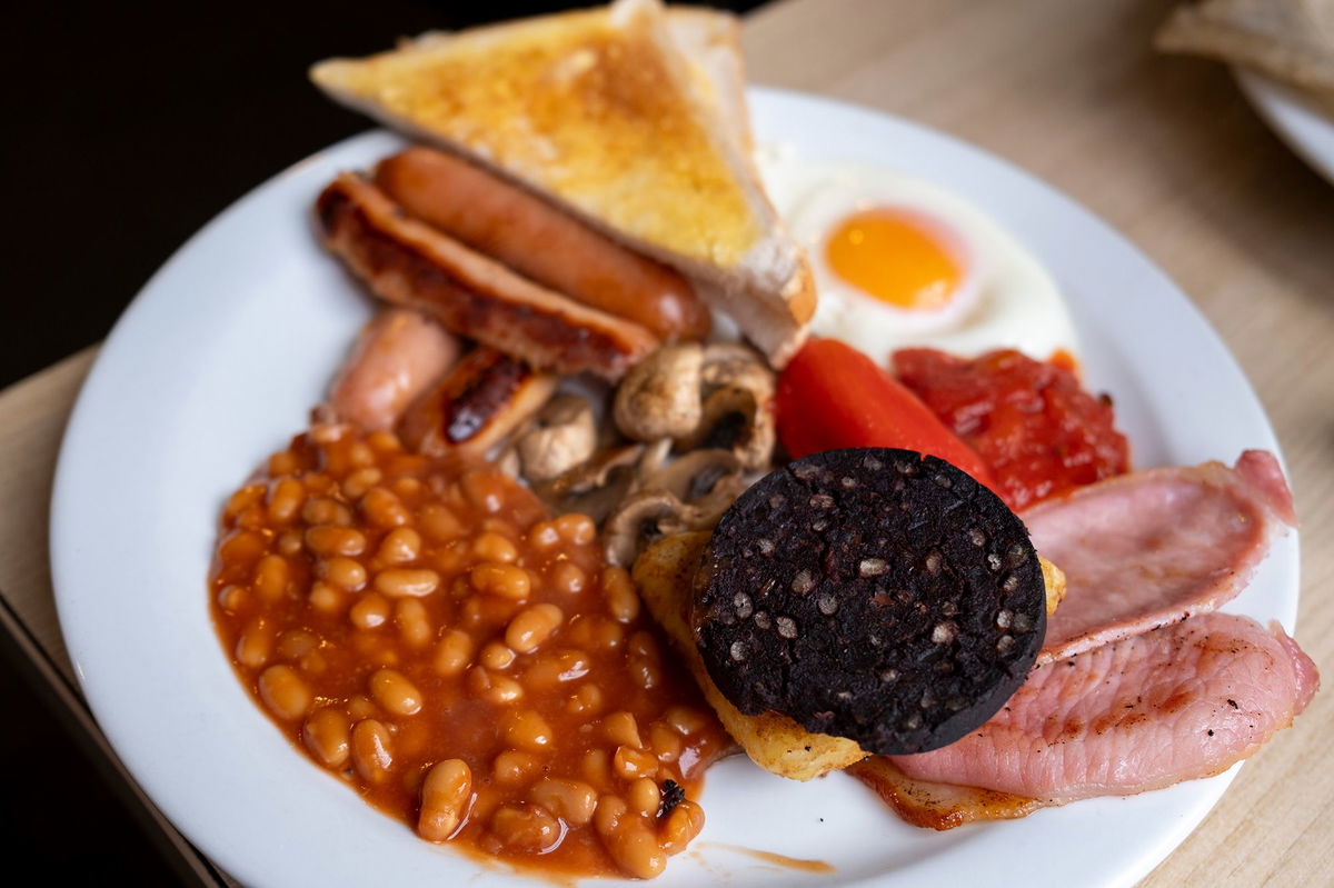 <i>Dukas/Universal Images Group/Getty Images via CNN Newsource</i><br/>The fried breakfast has become a meaty calling card for Brits.