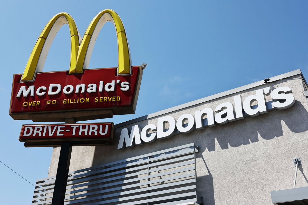 <i>Mario Tama/Getty Images via CNN Newsource</i><br/>An E. coli outbreak linked to McDonald's Quarter Pounders has led to dozens of illnesses in 13 states.