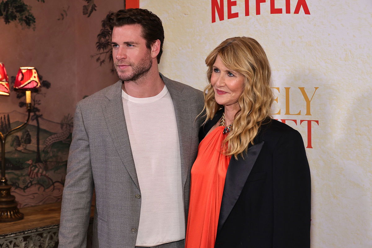 <i>Theo Wargo/Getty Images via CNN Newsource</i><br/>Liam Hemsworth (left) and Laura Dern pictured at a screening of 