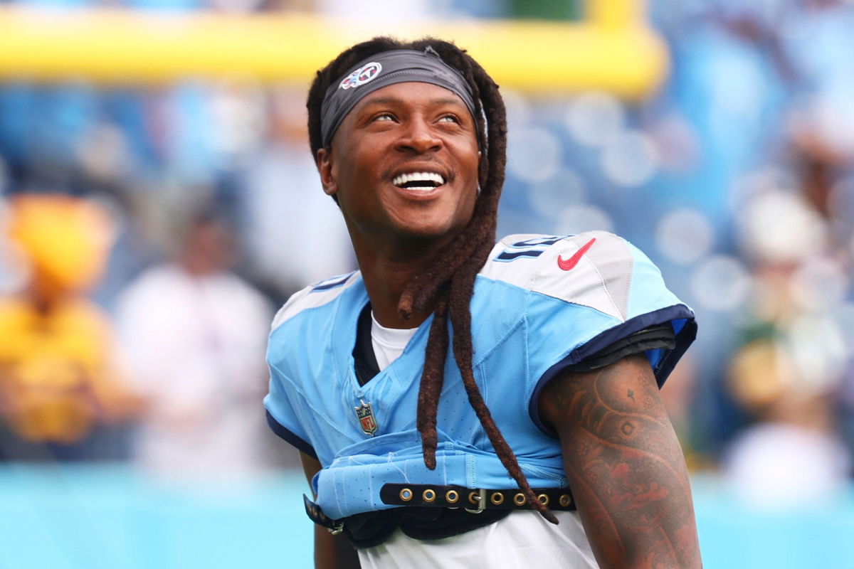 <i>Johnnie Izquierdo/Getty Images via CNN Newsource</i><br/>DeAndre Hopkins is reportedly being traded from the Tennessee Titans to the Kansas City Chiefs.