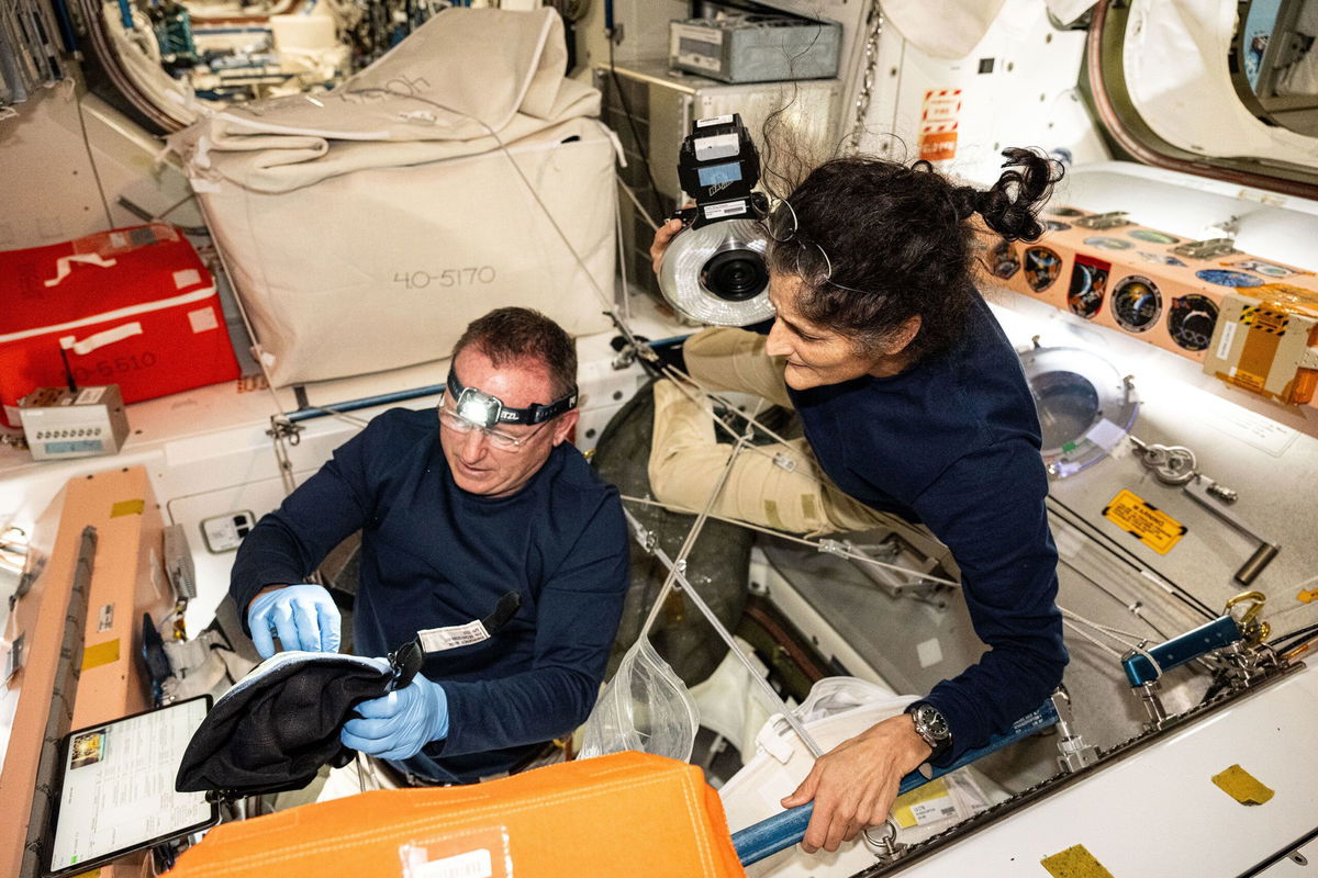 <i>SpaceX via CNN Newsource</i><br />SpaceX's Crew-8 from right to left: NASA astronauts Jeanette Epps