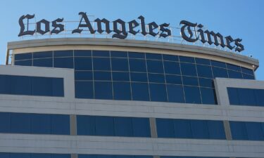 The Los Angeles Times newspaper headquarters is shown in El Segundo