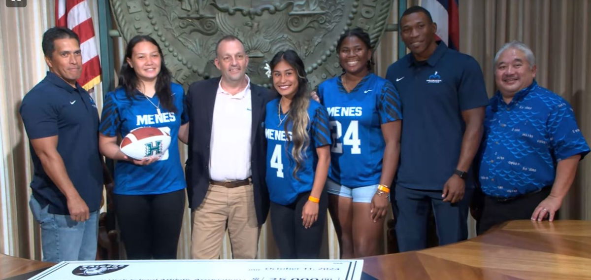 <i>KITV via CNN Newsource</i><br/>Governor Josh Green welcomed Hawaii’s first girls’ high school flag football season through a donation that was received to support diversity