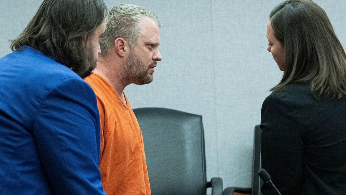 James Craig appears in court in Arapahoe County, Colorado, on March 23, 2023, after being charged with one count of first-degree murder in the death of his wife, Angela.
