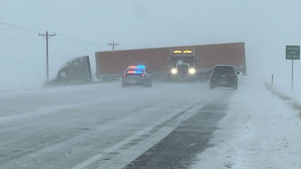 US 24 between Limon and Falcon reopens Wednesday after semi-truck accident and blizzard-like conditions