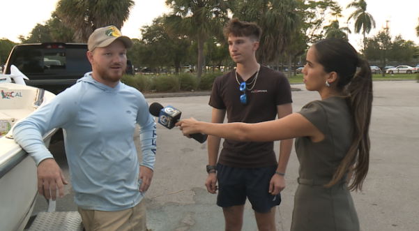 <i>WPTV via CNN Newsource</i><br/>Luke Price and Russ Grunaald are frequent boaters at Lake Osborne and recall seeing search crews on November 2.