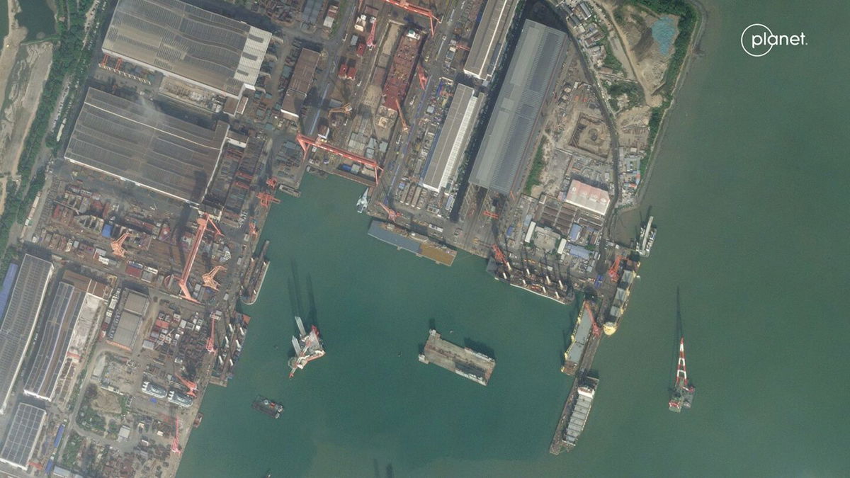 <i>Planet Labs PBC via CNN Newsource</i><br/>Another view of the satellite imagery captured on October 23