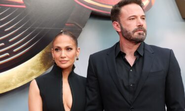 Jennifer Lopez and Ben Affleck attend the Los Angeles premiere of Warner Bros. "The Flash" at Ovation Hollywood on June 12