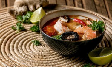 Beef is simmered for hours with cinnamon