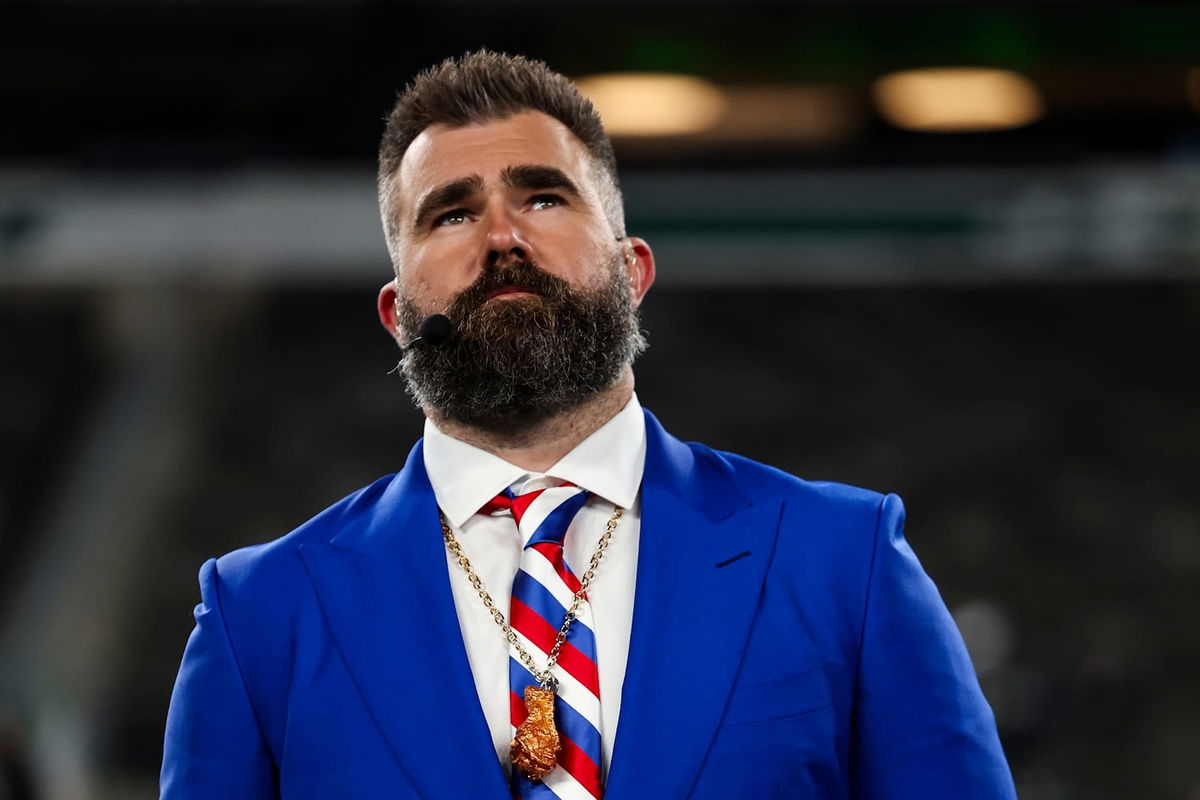 <i>Perry Knotts/Getty Images via CNN Newsource</i><br/>Jason Kelce issued an apology after a viral video captured a “heated moment” in which the retired Super Bowl champion spiked a fan's cellphone.