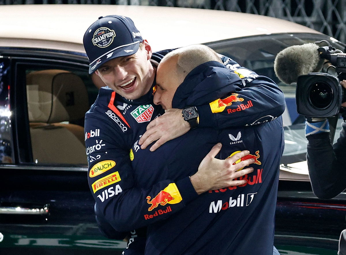 <i>Rick Scuteri/AP via CNN Newsource</i><br/>The Mercedes duo of Hamilton and Russell celebrate on the podium.