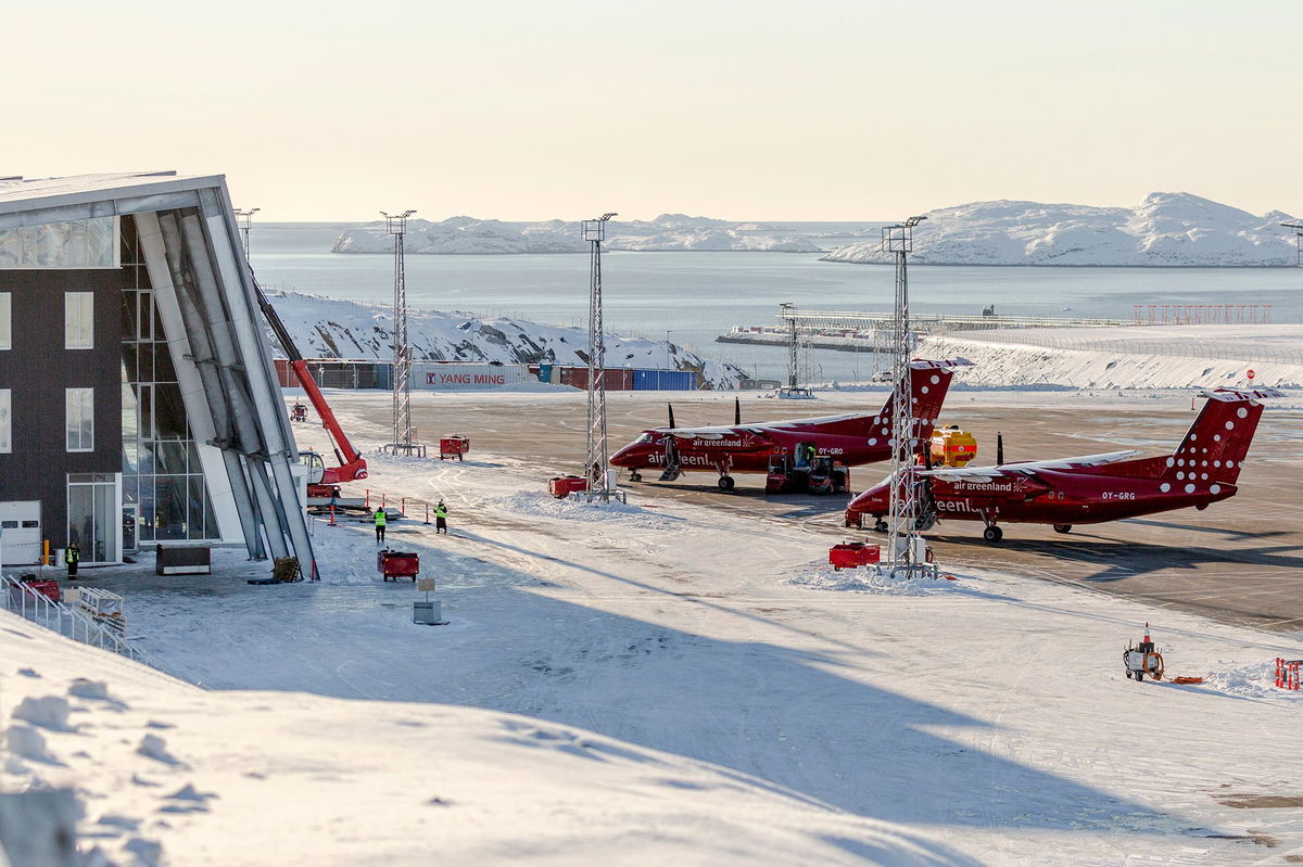 <i>Visit Nuuk via CNN Newsource</i><br/>The new Nuuk International Airport will allow larger planes to land at Greenland's capital.