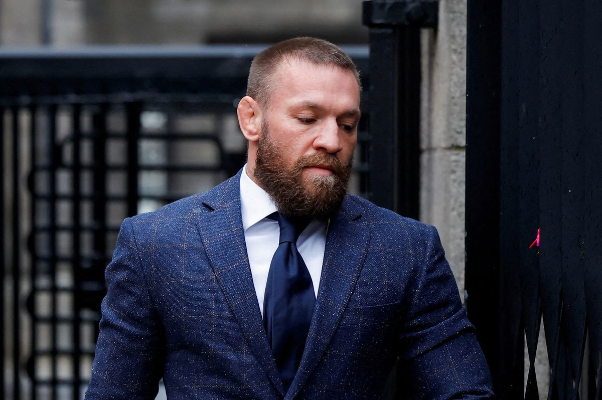 <i>Clodagh Kilcoyne/Reuters via CNN Newsource</i><br/>Conor McGregor arrives at court a few weeks ago in Dublin.