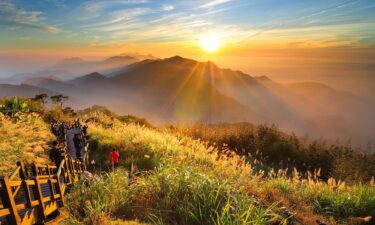 Taiwan's Kenting National Park is famed for its unusual rock formations.