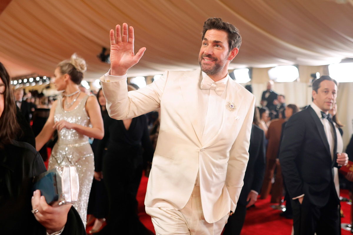 <i>Emma McIntyre/Getty Images/File via CNN Newsource</i><br/>John Krasinski is pictured at the 2024 Oscars in Los Angeles.