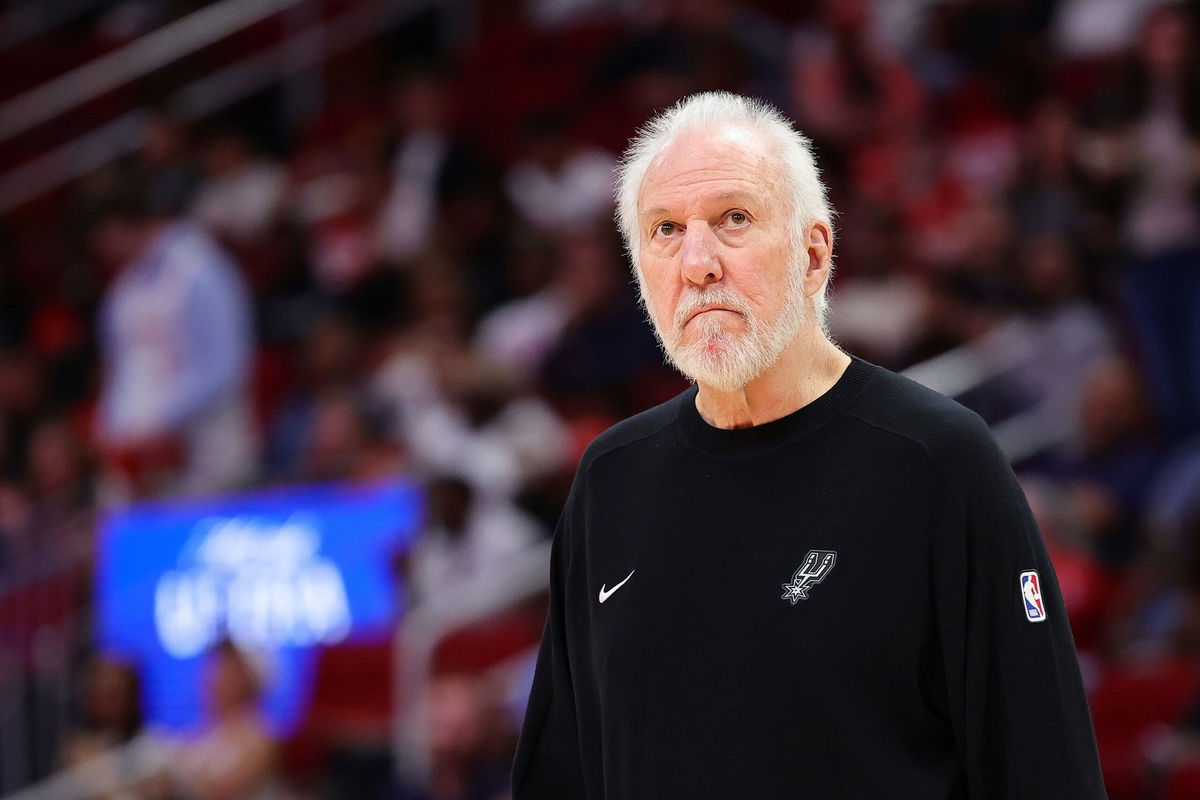 <i>Alex Slitz/Getty Images via CNN Newsource</i><br/>San Antonio Spurs head coach Gregg Popovich suffered a mild stroke