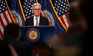 Federal Reserve Chair Jerome Powell speaks at a news conference in Washington