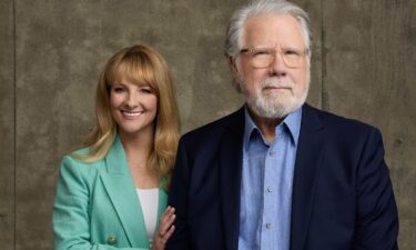 Melissa Rauch and John Larroquette are pictured in this undated portrait.