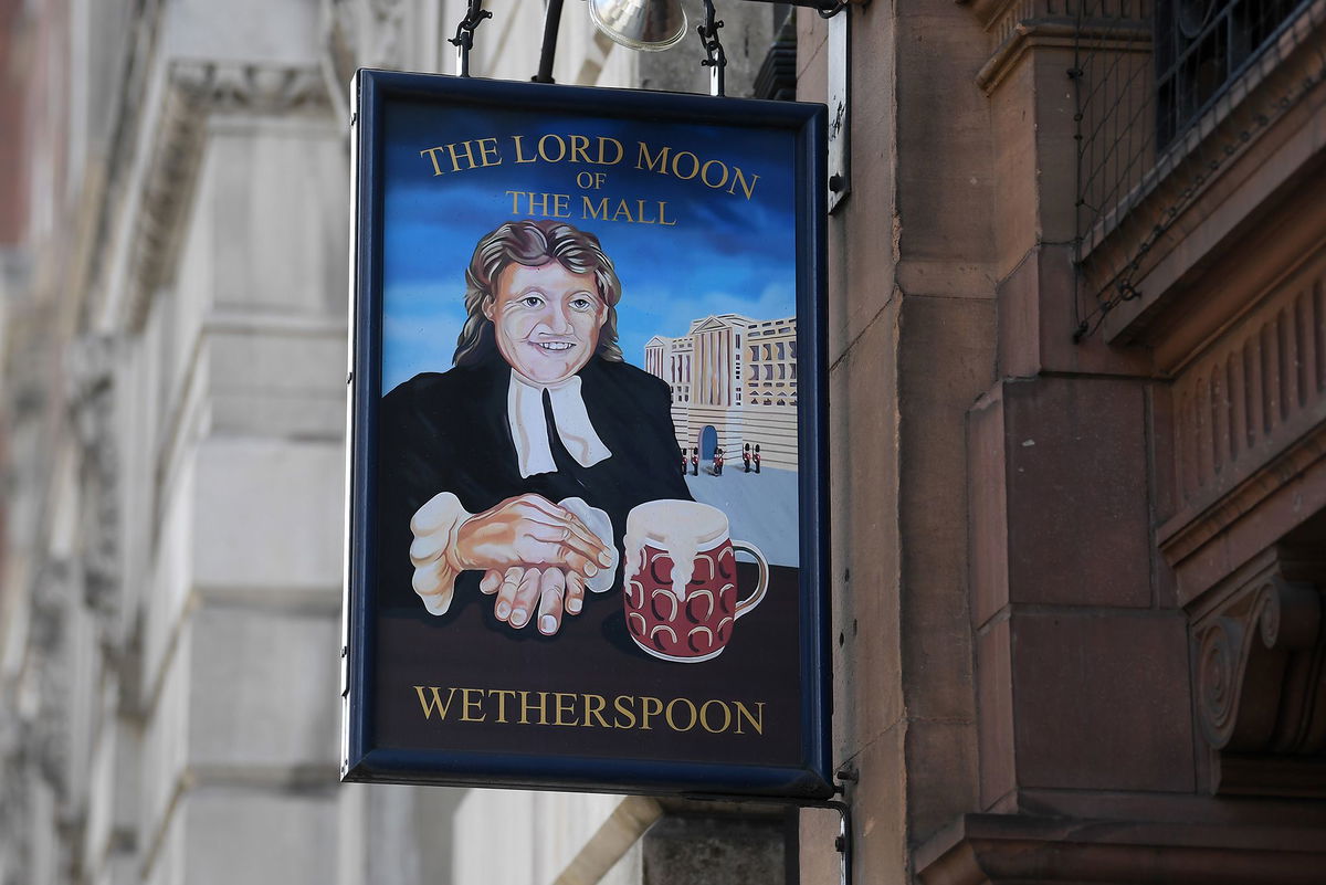 <i>Henry Nicholls/AFP/Getty Images via CNN Newsource</i><br/>Spoons-founder Tim Martin