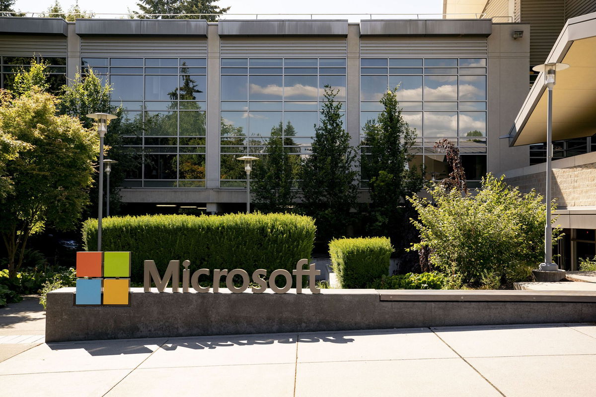 <i>David Ryder/Getty Images/File via CNN Newsource</i><br/>The Microsoft headquarters on July 3 in Redmond